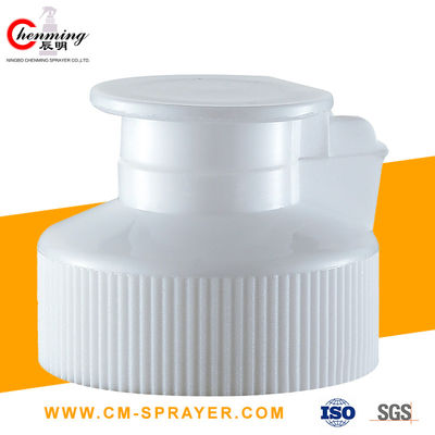Good price 38-400 24/410 Beyaz Flip Top Caps Çocuk Dayanıklı 24mm 38mm İplik Yuvarlak Nervürlü Etek Menteşeli çevrimiçi